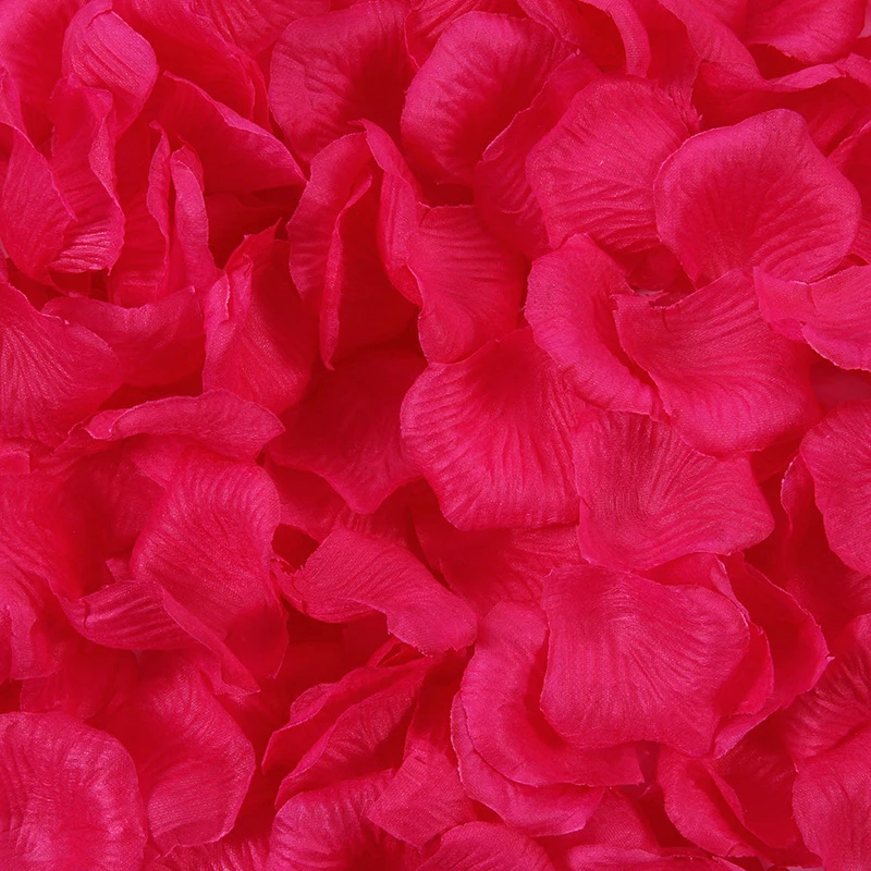 100ks Falošné Romantické Ruže, Kvety Hodváb Umelé, Sušené Kvety Simulácia ružových Lístkov pre Svadobné Dekorácie, Party Dodávky Obrázok 3 