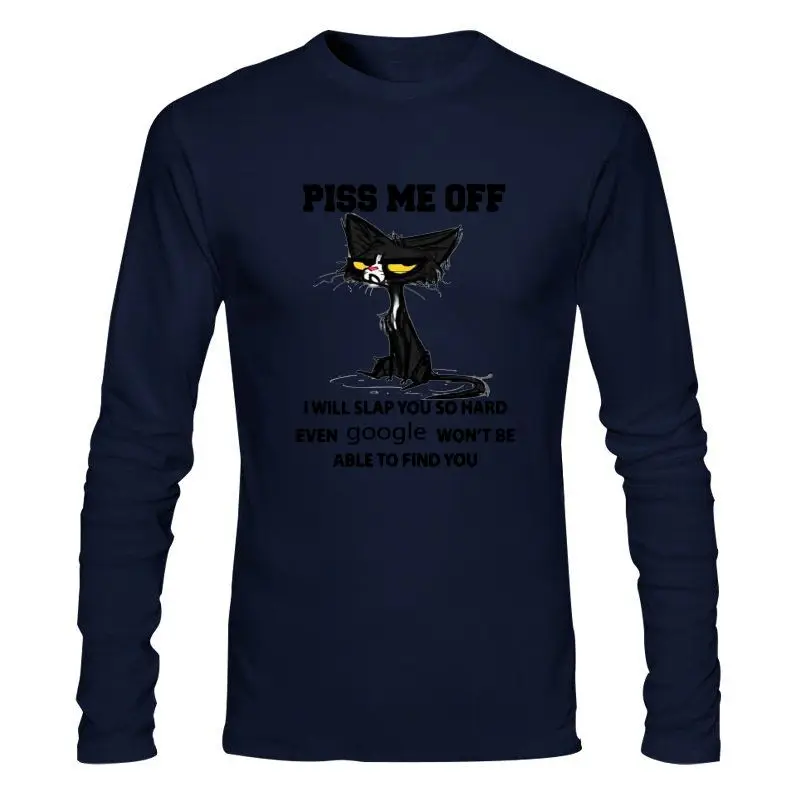 Piss Ma Off Cat Graphic T Shirt Premium Bavlna Streetwear pánske Tričko Šťastný Nový Rok Zbrusu Nový Bežné Tričko