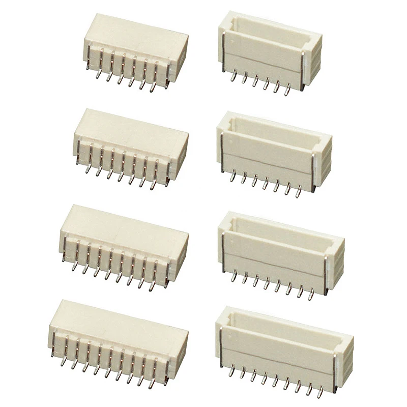 10PCS JST SH1.0 1,0 mm Konektor SMD Vertikálne/Horizontálne Typ Pätice Wire-to-Board Nádoby komã © tou je 2p 3P 4P 5P 6P 7P 8P 9P 10P 11P 12P