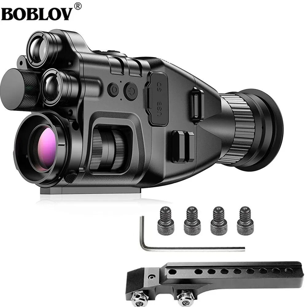 Nočné Videnie 1080P HD Video Rekordér 8-krát Optický Zoom Riflescope Monokulárne Wifi 400M Rozsah Pôsobnosti IČ Poľovnícky Ďalekohľad, Fotoaparát