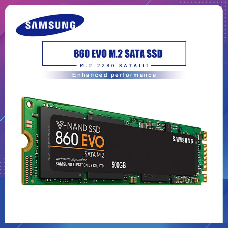 SAMSUNG SSD 860 EVO M. 2 2280 2TB 1 TB 500GB 250 GB Internej jednotky ssd (Solid State Disk Pevný Disk HDD M. 2 SATA pre Prenosný POČÍTAČ, TLC