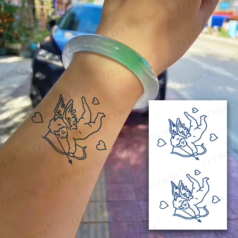 Semi-permanentné Nepremokavé Dočasné Tetovanie Nálepky Nový Štýl 10-15 Dní Flash Tetovanie Falošné Body Art Tatto pre Mužov, Ženy, Dievčatá Obrázok 3 