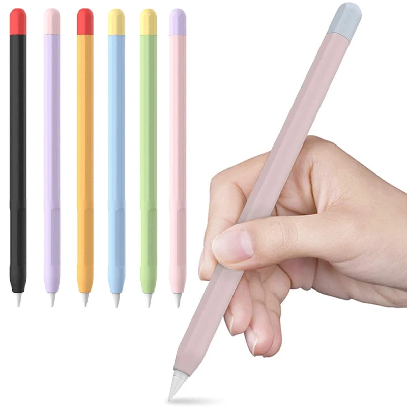 Mäkký Silikónový Držiak na Pero Pre Apple Ceruzka 2. Generácie Stylus Pen Kryt Pre Apple Ceruzka 1. Gen Ochranného puzdra Príslušenstvo