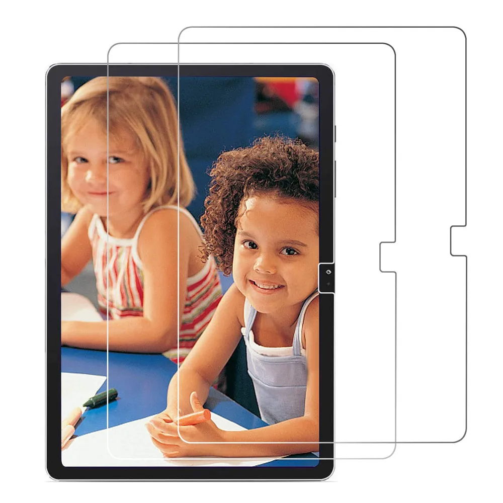 2 KS Screen Protector Samsung Galaxy Tab A7 10.4 palce 2020 SM-T500/T505/T507 Tablet Jasné Bublina Zadarmo Tvrdeného Skla Film