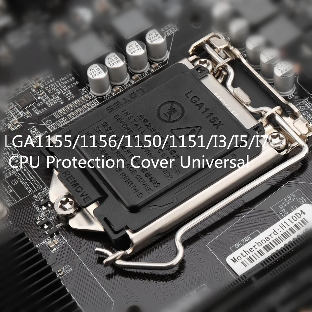5 KS Doske CPU Socket Ochrany Shell Čierny Kryt Univerzálna CPU Ochrana pin kryt pre LGA1155/1156/1150/1151/I3/I5/I7