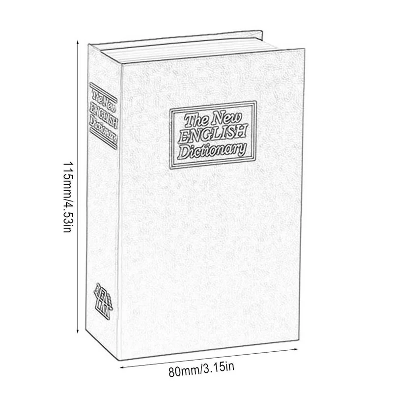 Kreatívne Slovník Kniha Trezor Zmeniť Box Mini Úložný Box Európsky Kreatívny Simulácia Kniha Trezor Obrázok 4 