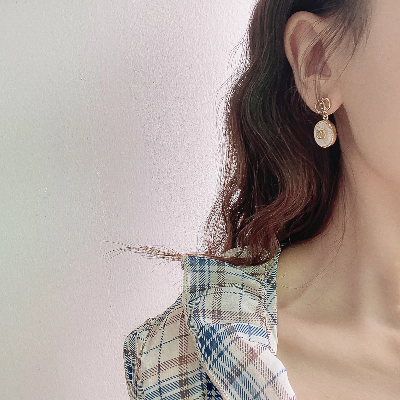 Kruh Pearl Visieť Náušnice kórejský Prehnané Náušnice pre Ženy 2020 Módne Modernos Earings Šperky Kolczyki Obrázok 4 