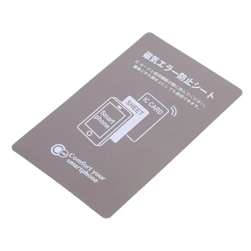 2022 Nové Magnetické Štítky NFC Anti Kovové Sivá Lepidlo/Bez Lepidla Späť Karty NFC, Obdĺžnik na iPhone Mobilný Telefón Autobus banková Karta