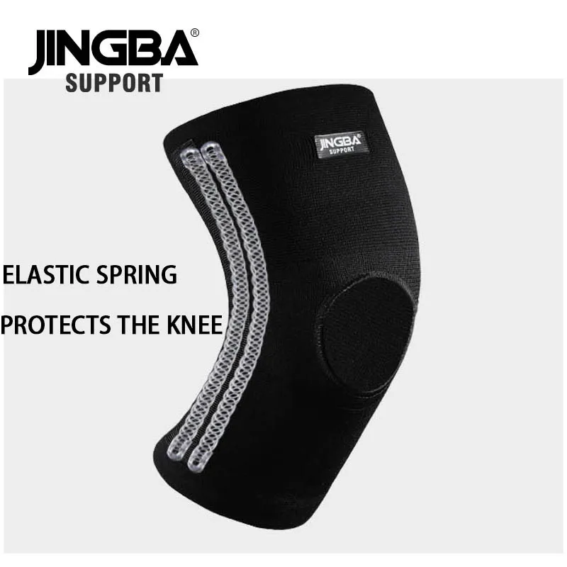 JINGBA PODPORA Športových Bezpečnosť ochrana kolien volejbal bandáž na koleno basketbal kolenný chránič rovnátka jar podporu