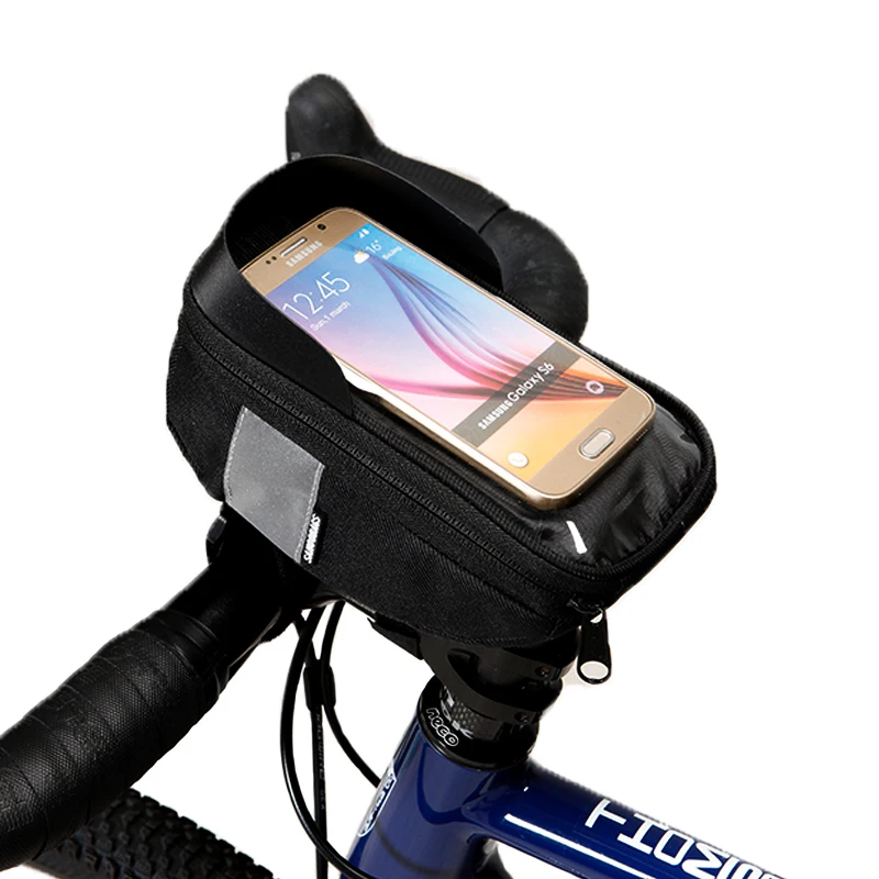 Roswheel Sahoo Série 112003 Cyklistické Požičovňa Bicyklov hlavová Trubka Riadidlá Mobilný Mobilný Telefón Taška Prípade Držiteľ Prípade Kôš 6.5 v Telefóne Obrázok 0 