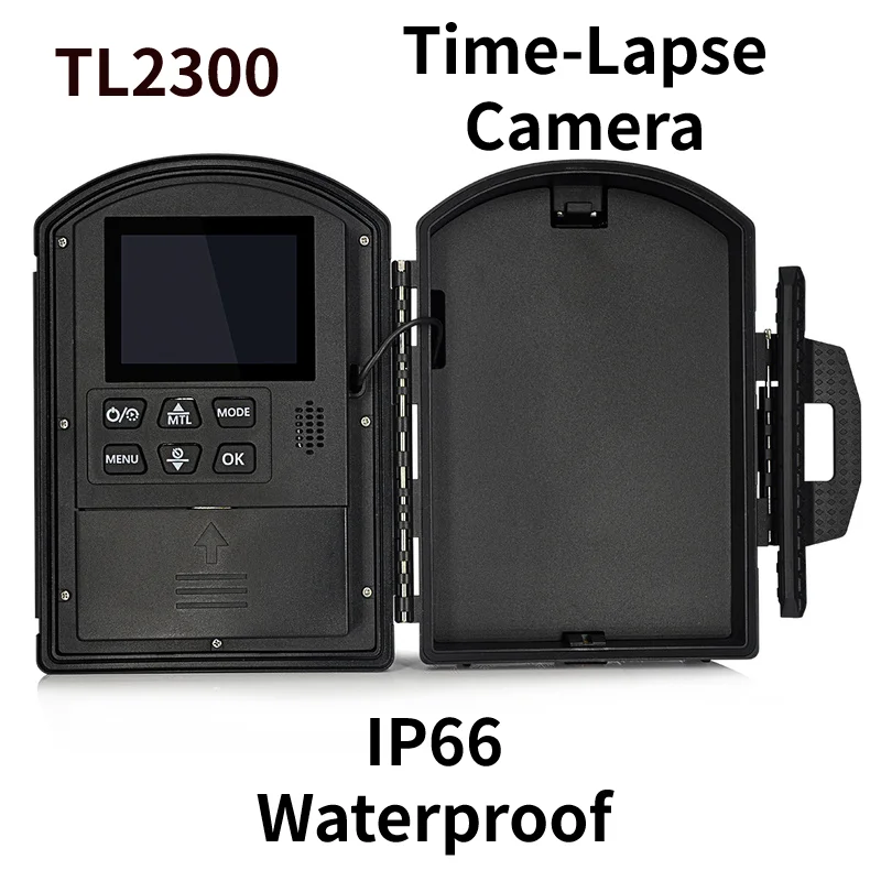 TL2300Time-Lapse Fotoaparát IP66 Nepremokavé 1080P Digitálny Časovač, Farebný Vonkajší Široký Uhol videorekordéra podpora multi-jazyky