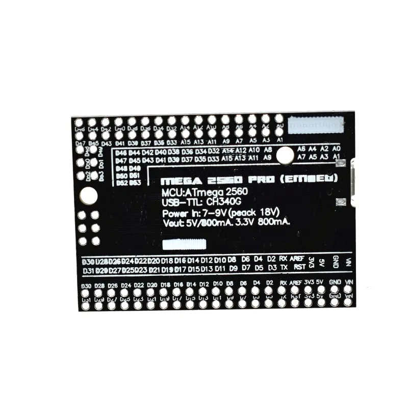 Mega 2560 PRO MINI 5V (Vložiť) CH340G ATmega2560-16AU s mužským pinheaders Kompatibilný pre arduino Mega Obrázok 5 