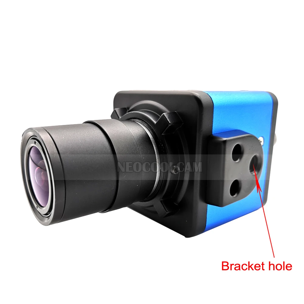 Mini Metal Box Kamera 5-50mm/5-100mm CS Mount Príručka Varifokálny Zoom Objektív 1200TVL CMOS Vnútorné Farby Analógové Bezpečnostné Kamery Obrázok 2 