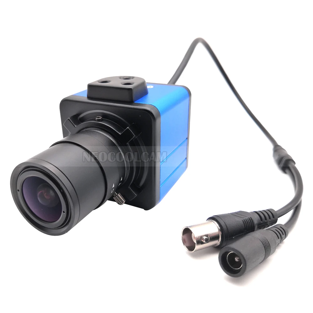 Mini Metal Box Kamera 5-50mm/5-100mm CS Mount Príručka Varifokálny Zoom Objektív 1200TVL CMOS Vnútorné Farby Analógové Bezpečnostné Kamery Obrázok 3 
