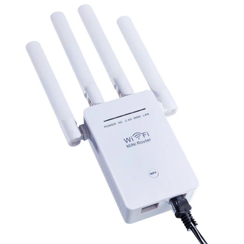 5G Wifi Opakovač Dlhý Rad Wifi Zosilňovač 1200Mbps Wi-Fi Signál Siete Extender Bezdrôtovej siete Wi-Fi Booster 5 ghz Wi-Fi Prístupový Bod