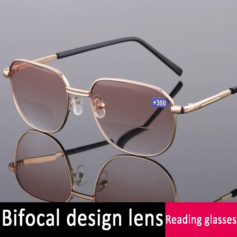 S dvojakým použitím Dual Svetlo Okuliare na Čítanie Vidieť Ďaleko A Blízko Presbyopia Okuliare Diopter +1.0 1.5 2.0 2.5 3.0 4.0 Ultralight Okuliare