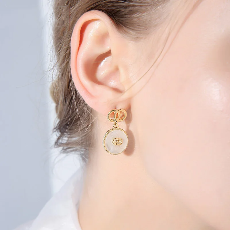 Kruh Pearl Visieť Náušnice kórejský Prehnané Náušnice pre Ženy 2020 Módne Modernos Earings Šperky Kolczyki Obrázok 3 